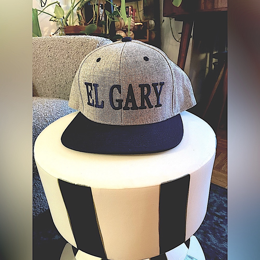 Gray "El Gary" adjustable wool Yankees cap
